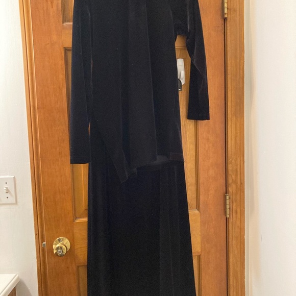 Skirt and cowl neck top large denim and co - Picture 11 of 13